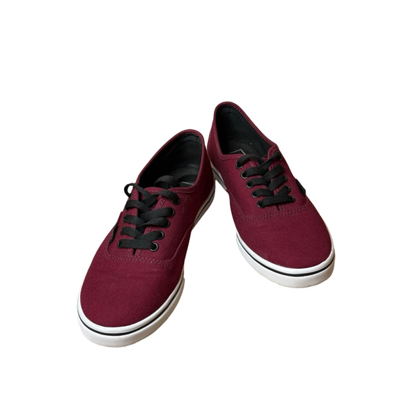Women's Vans Burgundy Sneakers Size 7.5 - Picture 1 of 10